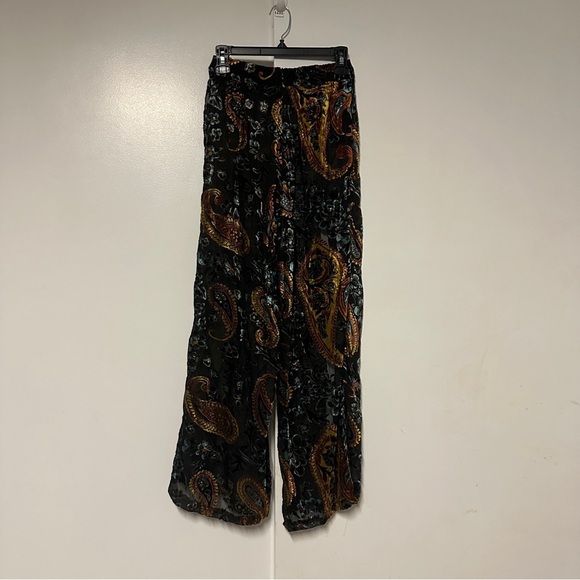 Lioness Paisley Festival Semi Sheer Pants Size Small - Picture 8 of 8